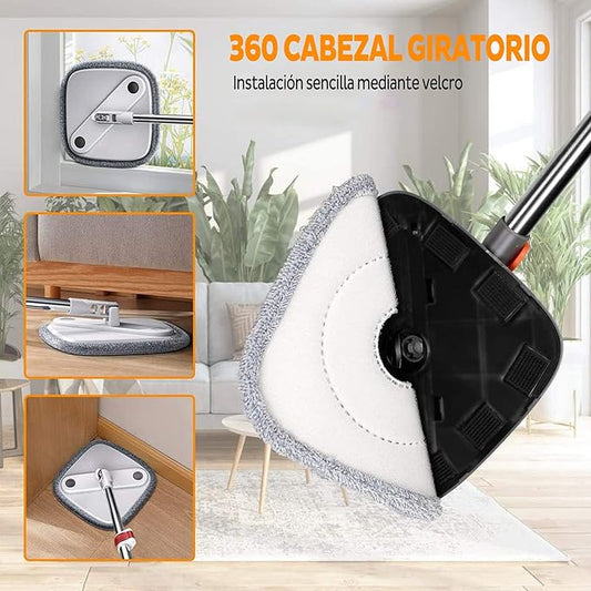 Mopa Trapeador Giratoria 360 Con Balde